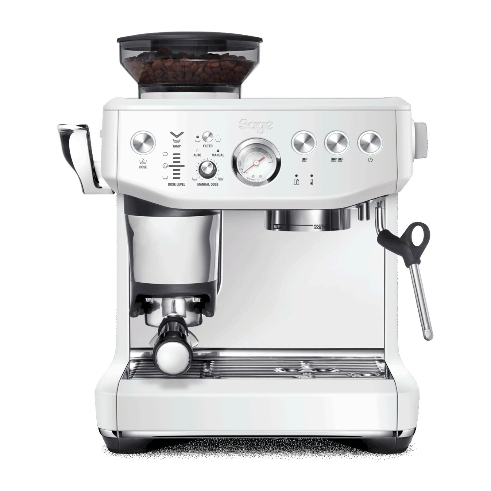 Sage SES876SST Espresso machine Sea Salt White