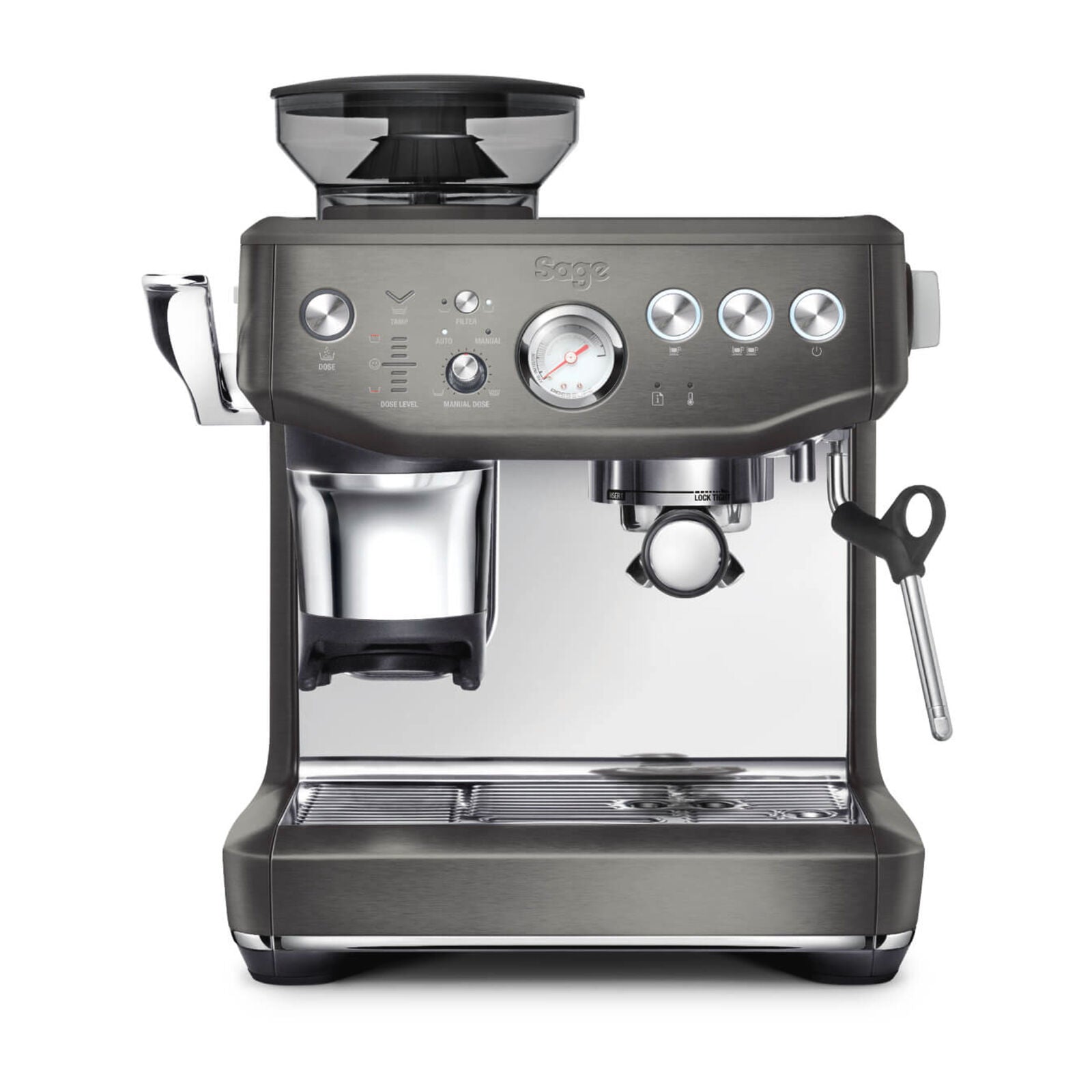 Sage SES876BST Espressomaskin Svart Rustfritt Stål