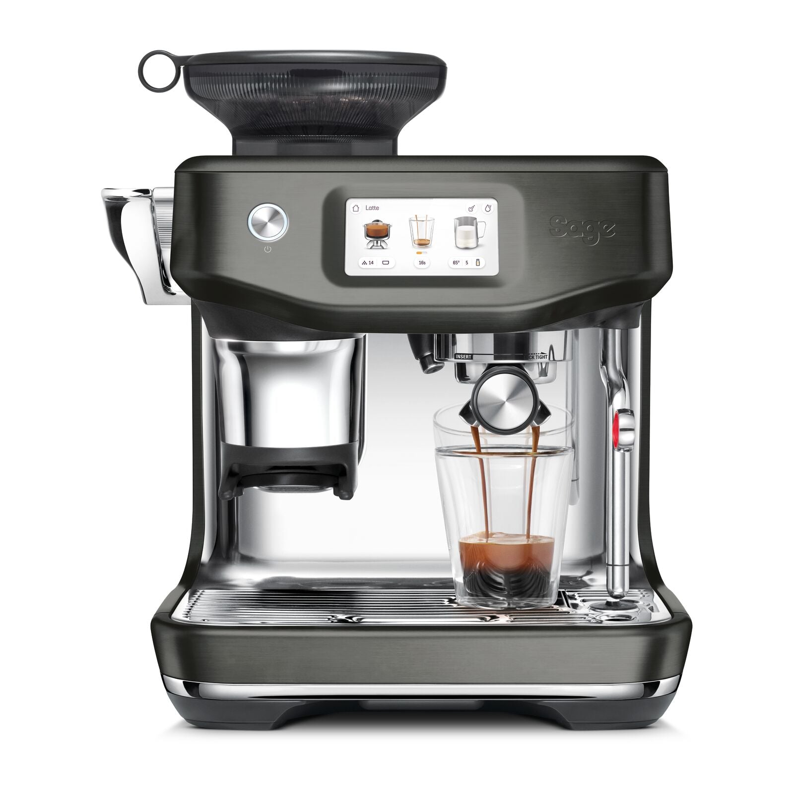 Sage SES881BST Espressokone Musta teräs