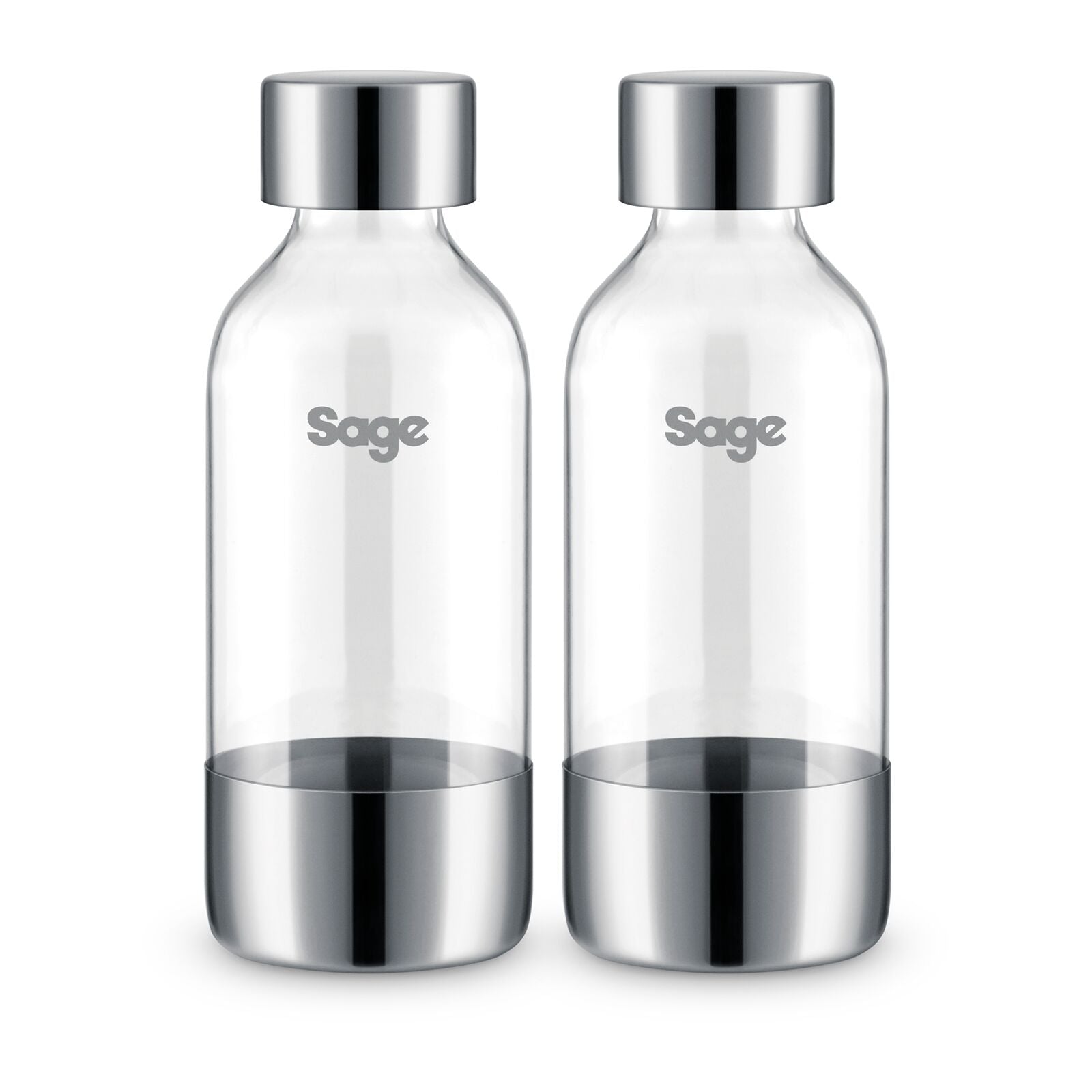 Sage SCA002 2-PAKNING LITEN Børstet Rustfritt Stål