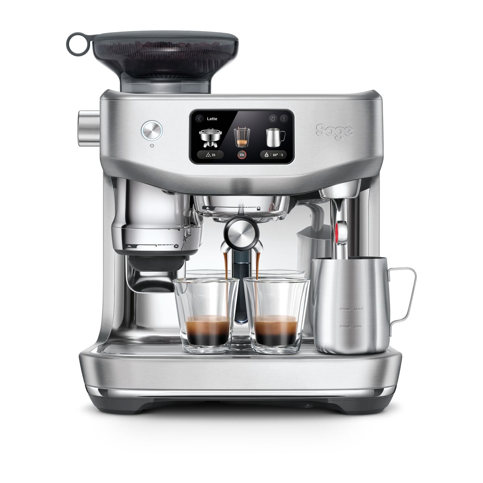 Sage SES985BSS Espressomaskin Børstet Rustfritt Stål
