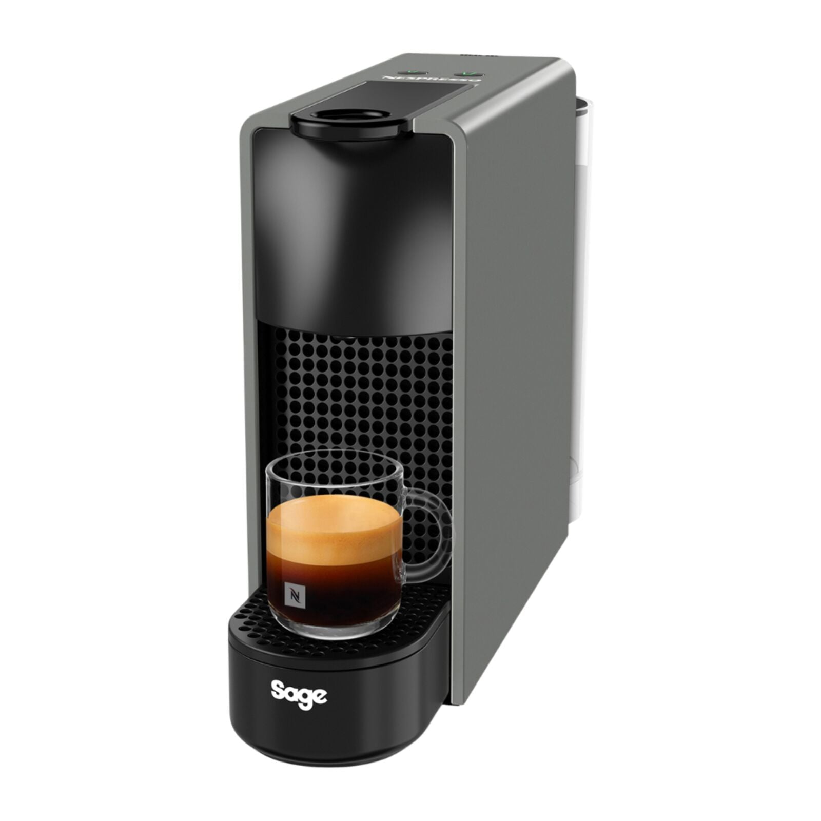 Sage SEC220GRY Nespresso Essenza Mini kapselmaskin grå