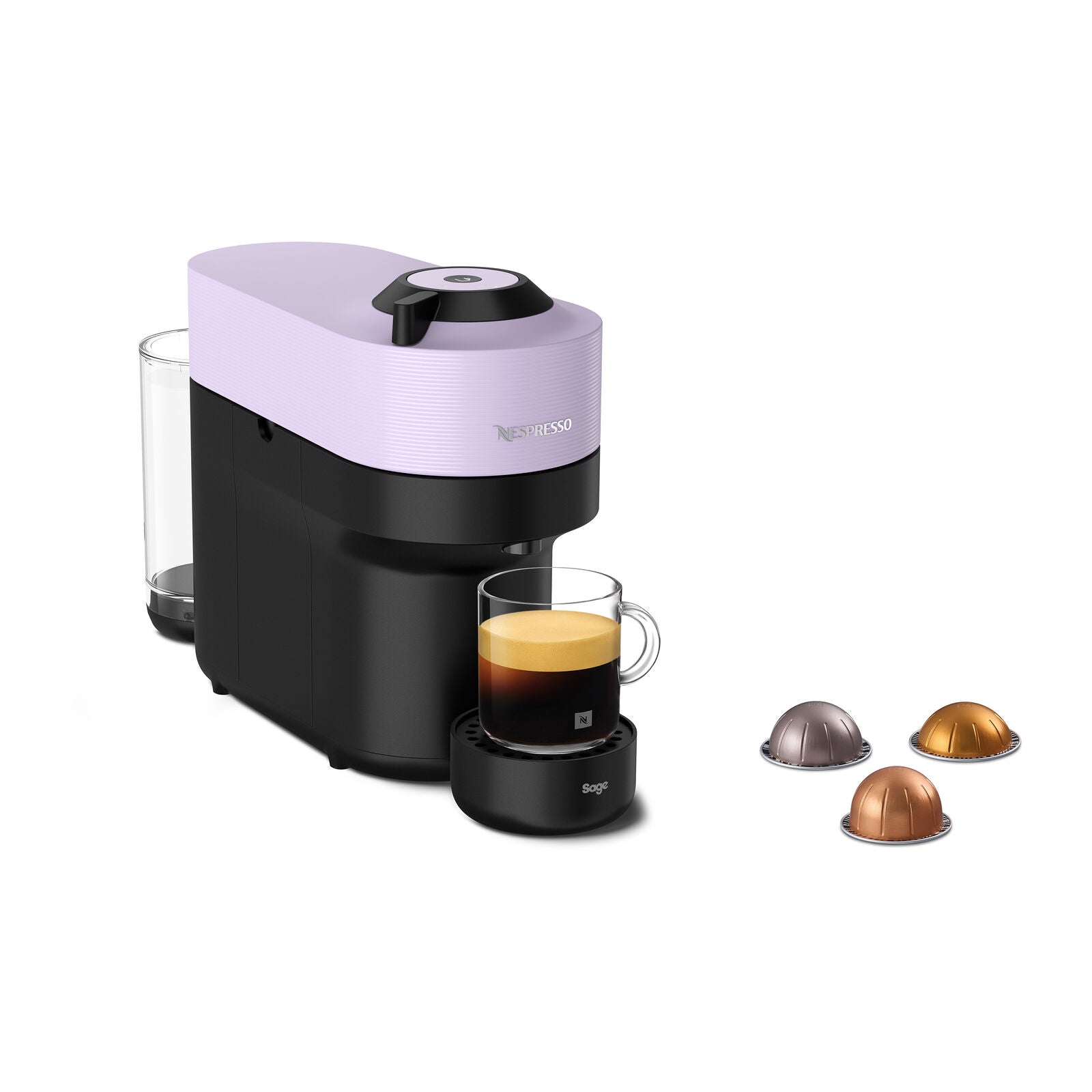 Sage SNV120LIL Nespresso Vertuo Pop kapselmaskin lilla