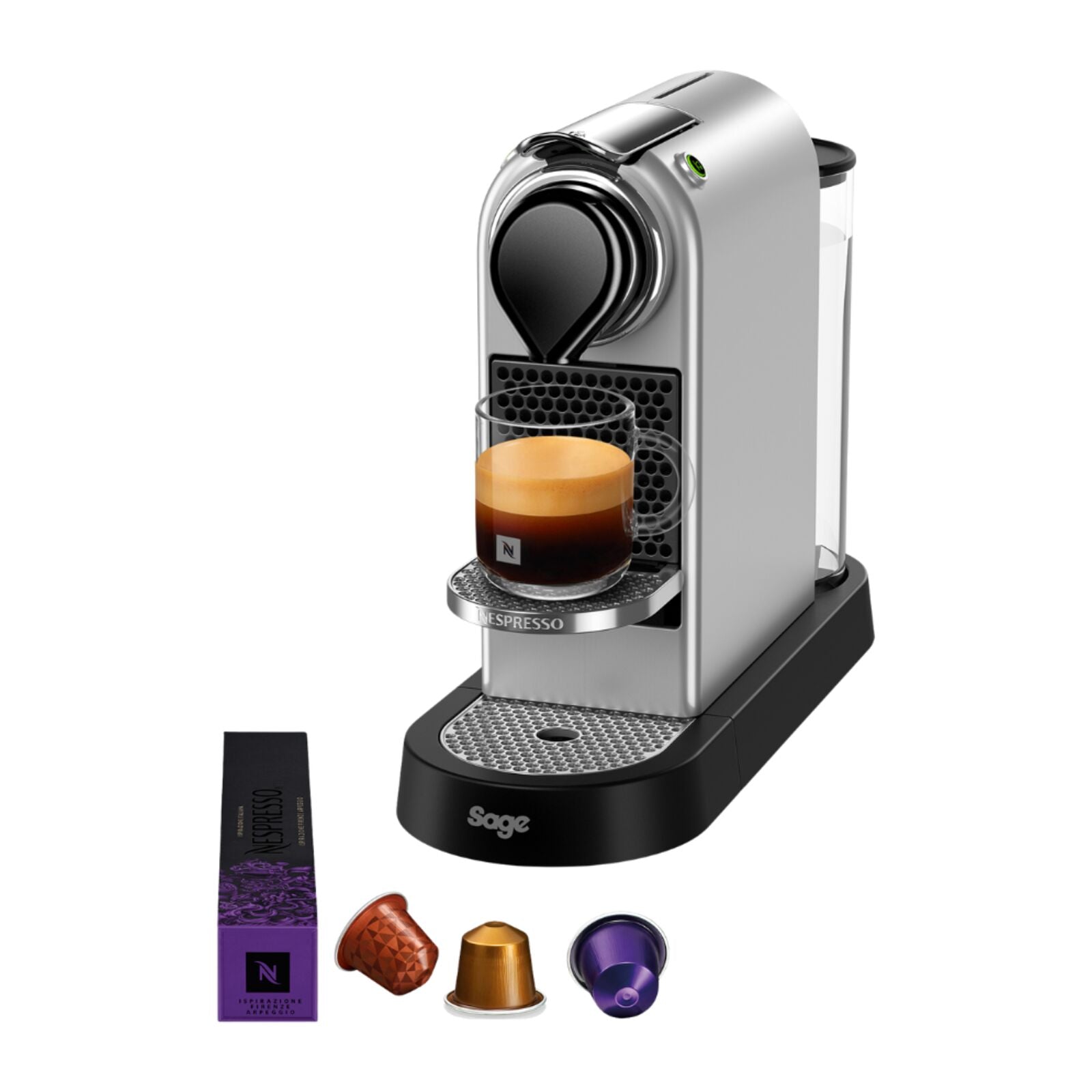 Sage SEC630SIL Nespresso CitiZ Capsule machine Silver – WittShop
