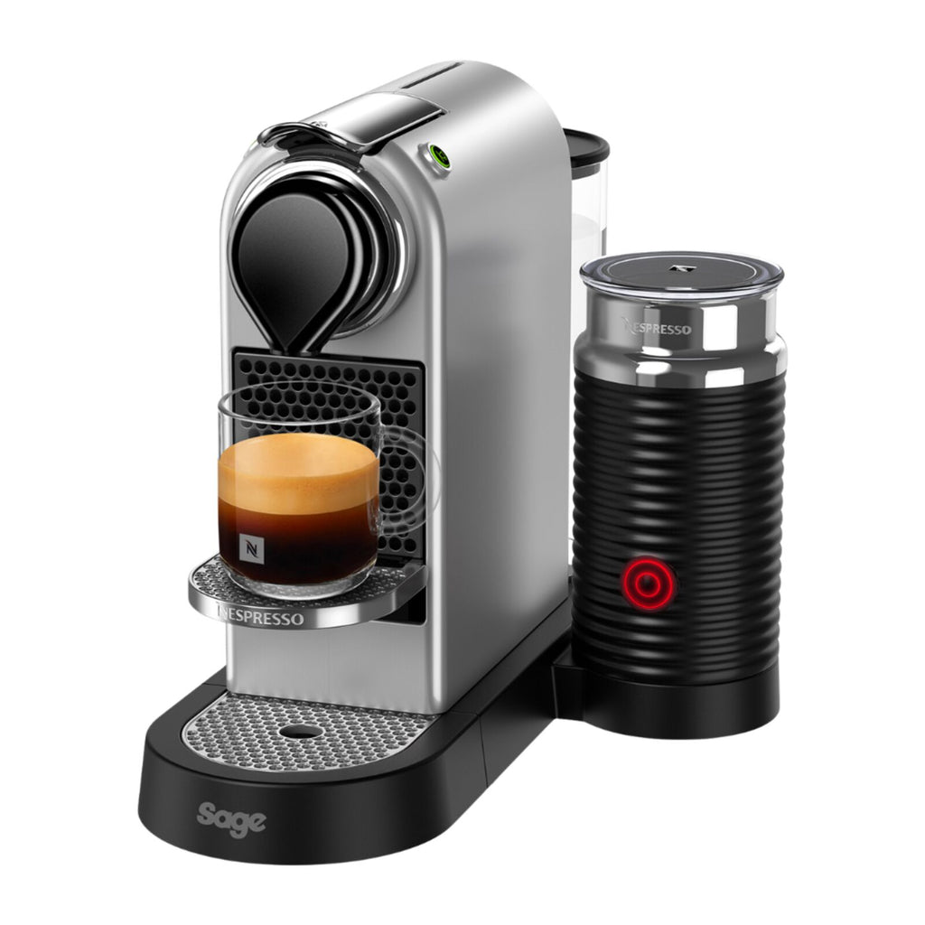 Sage SEC660SIL Nespresso CitiZ & Milk kapselmaskin sølv