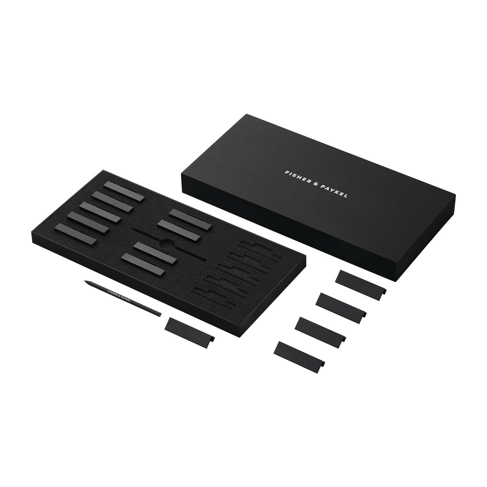 Fisher & Paykel Vinetikettsett Svart