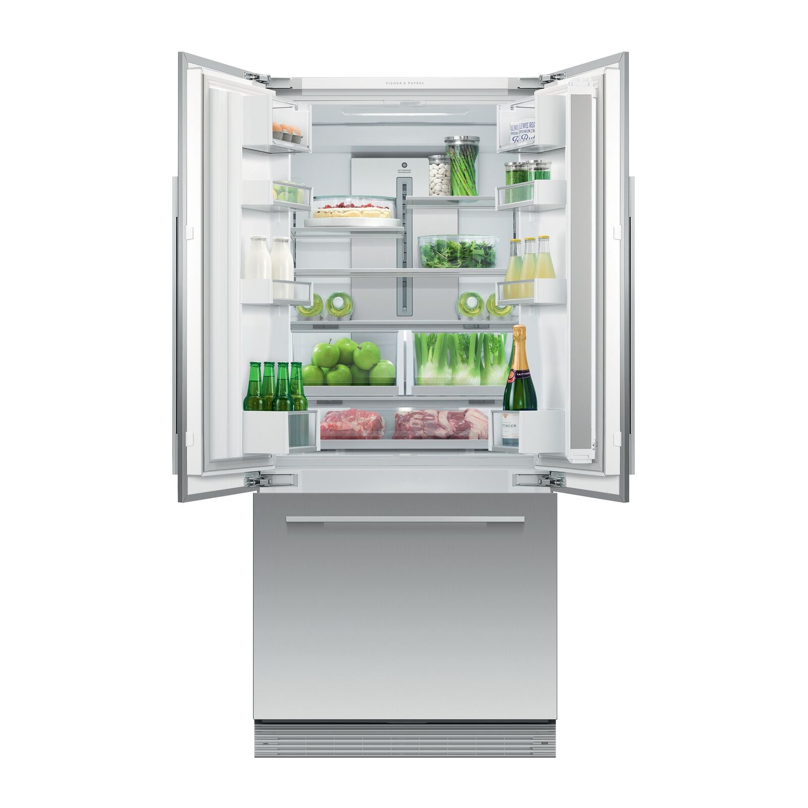 Fisher & Paykel RS80AU2 Jääkaappi/pakastin integroitava