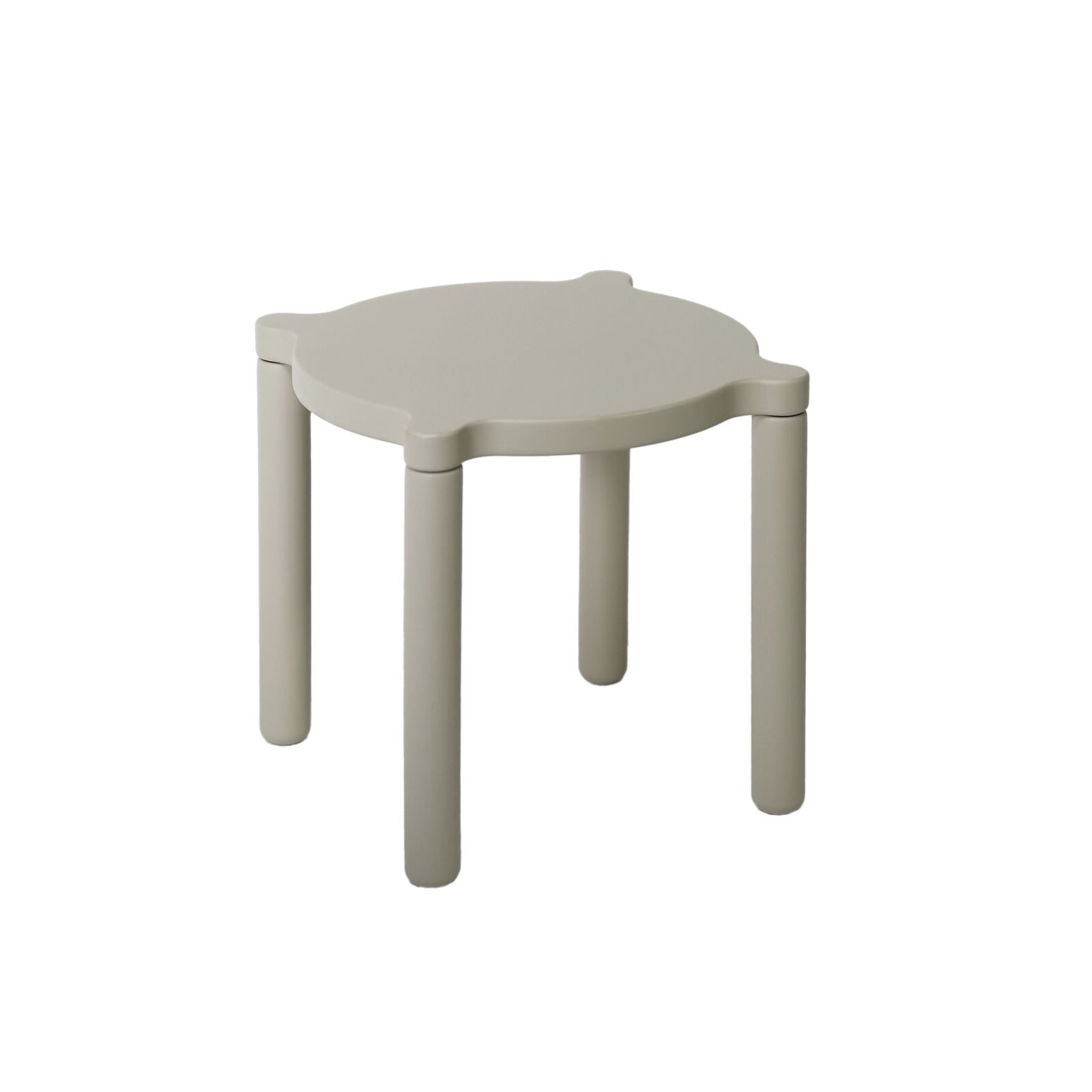 By KlipKlap Stacking Stool Sand-Grey