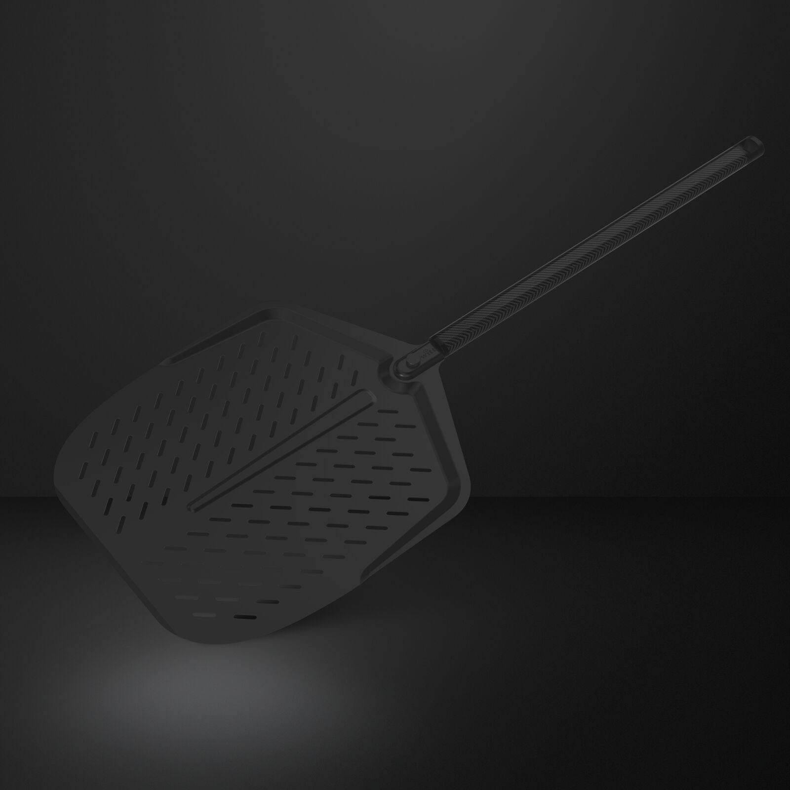 Witt Pizza toolbox 14" peel, Cutter wheel, dough scrape Black