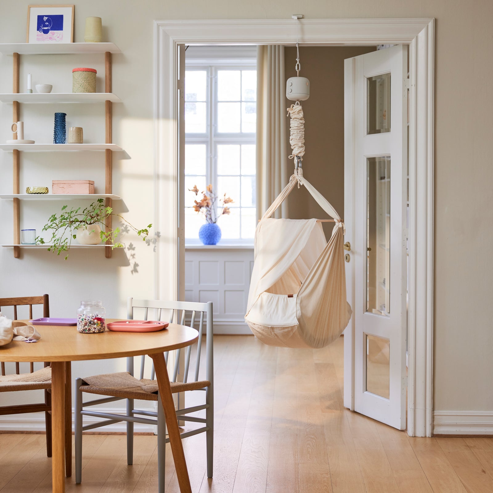 Membantu Premium Ekologisk Baby Hängvagga Nature