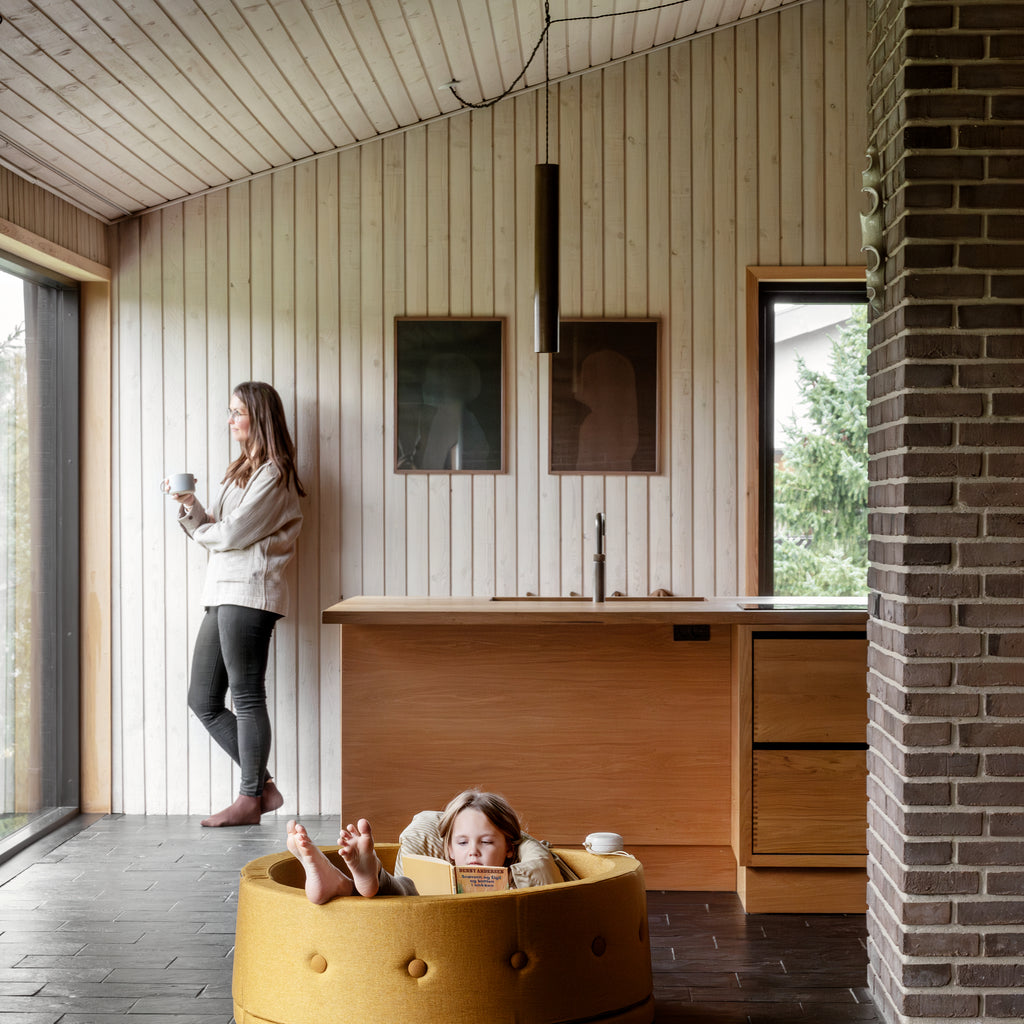 By KlipKlap Play Fold Circle Mustard w. Mustard