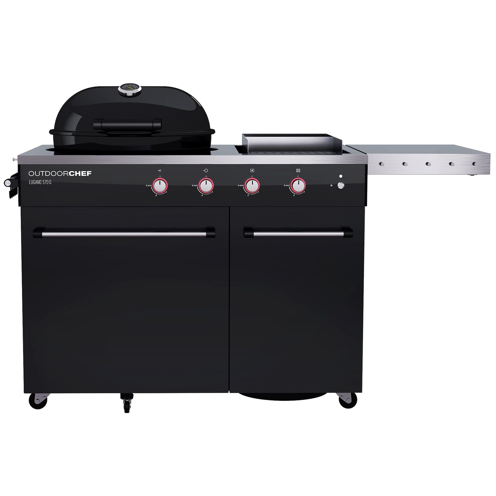 Outdoorchef Lugano 570 G Evo II 30MBAR UK Gas BBQ Black