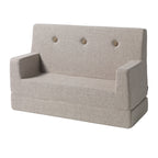 By KlipKlap KK Kids Sofa Beige w. Sand