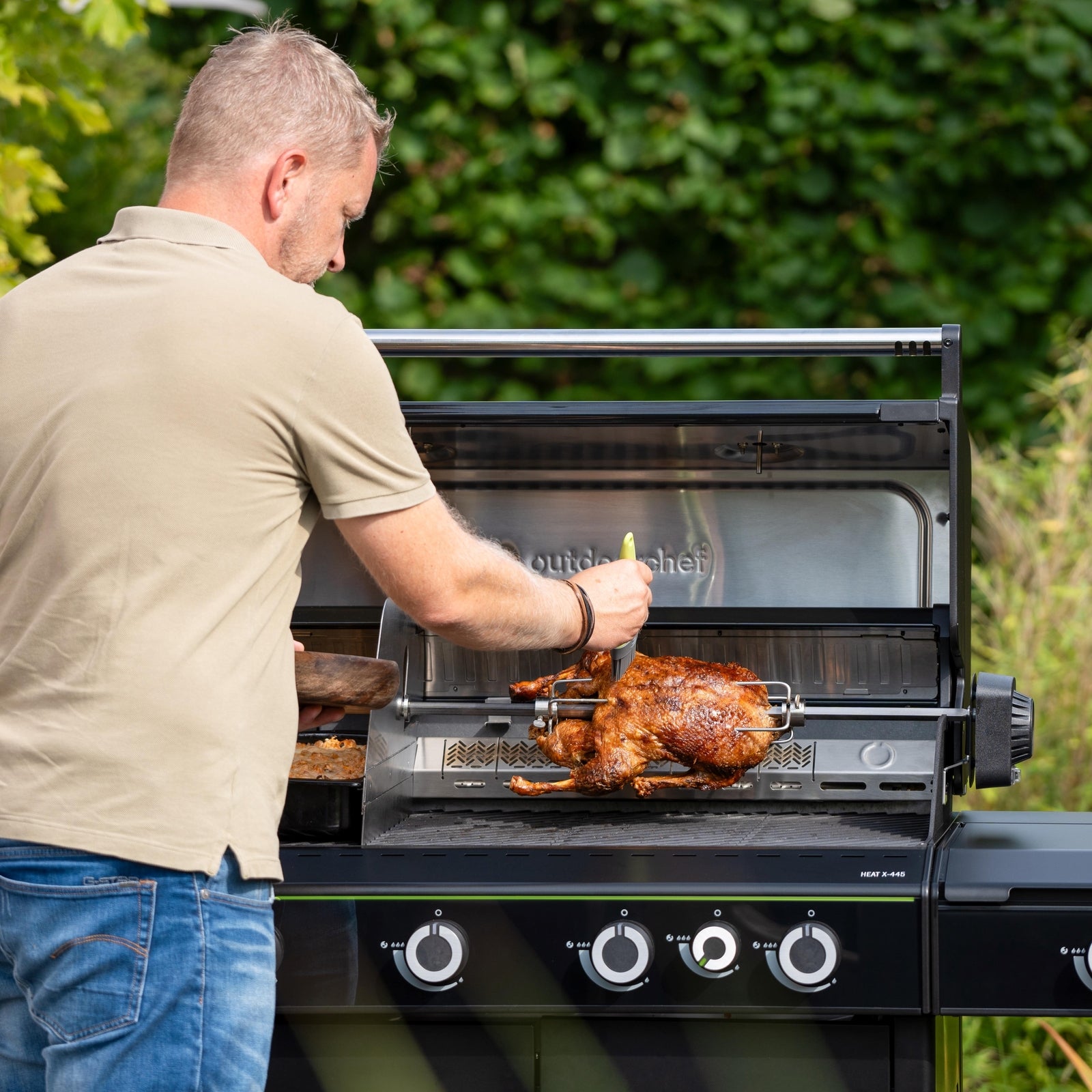 Outdoorchef BBQ STATION HEAT X-345 30MBAR Gas BBQ Black