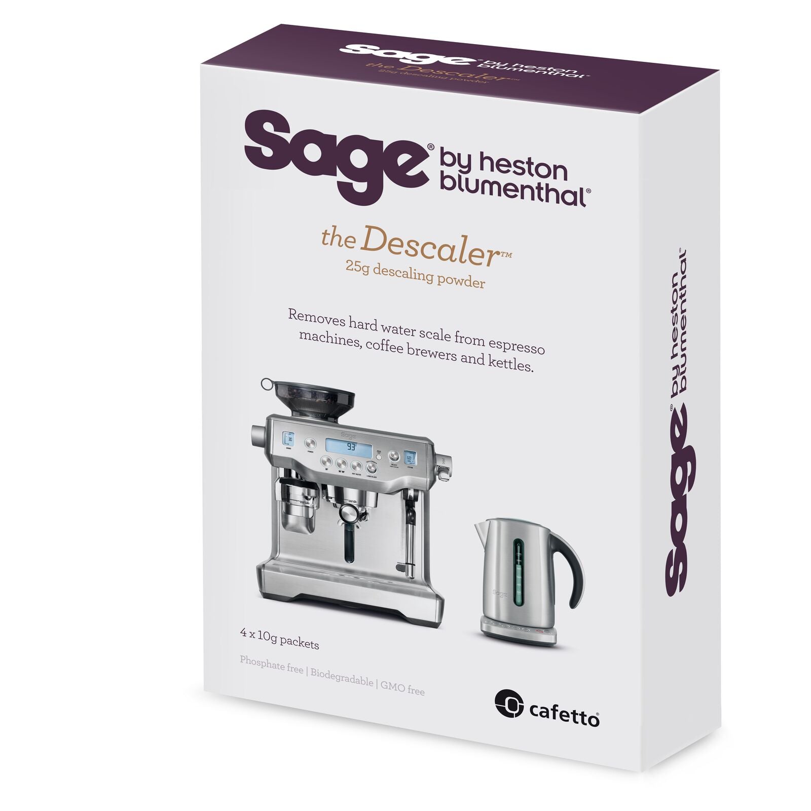 Sage SES 007 Descaling powder White