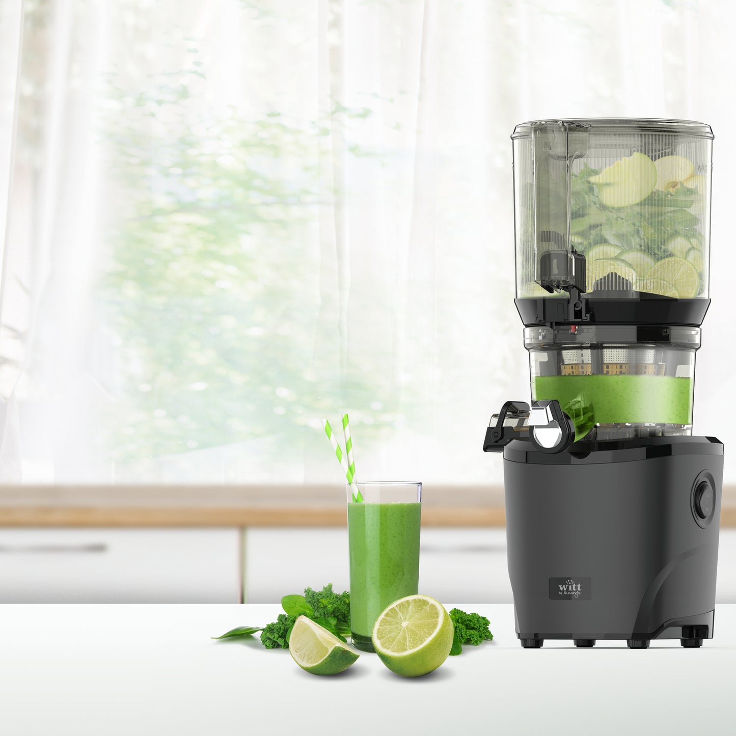 Witt By Kuvings AUTO10S Whole Slow Juicer Black