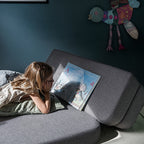 By KlipKlap KK 3 Fold XL 200 cm Sininen Harmaa ja Harmaa