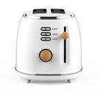 Witt Premium 2-skive Træ Brødrister Hvid