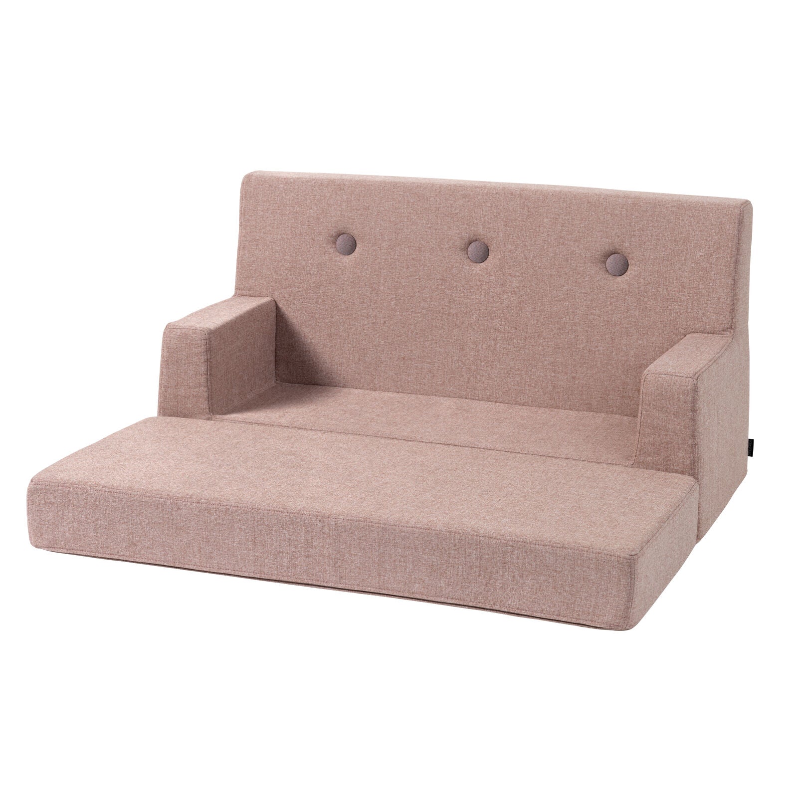 By KlipKlap KK Kids Sofa Soft Rose w. Rose