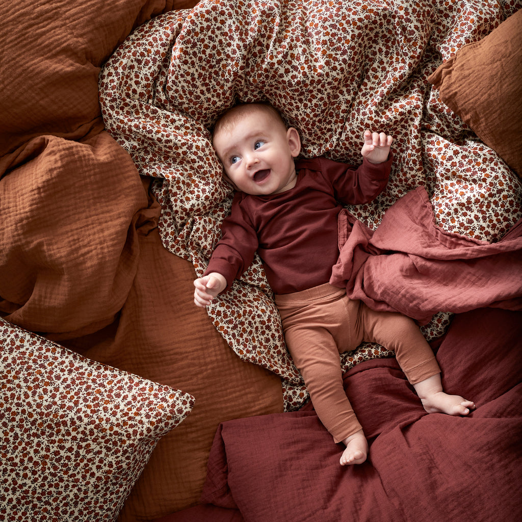 By KlipKlap Bed Linen Baby Burgundy