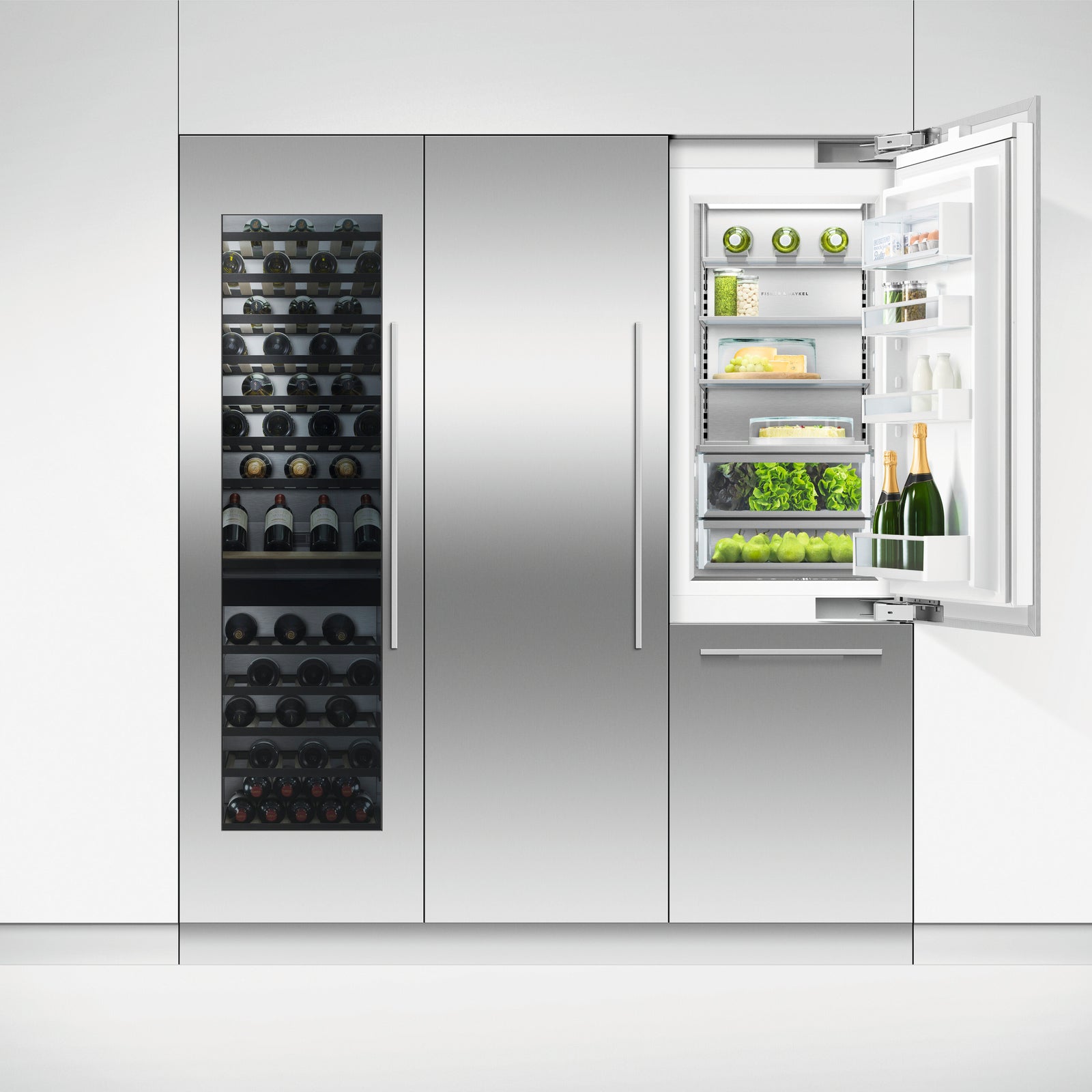 Fisher & Paykel Serie 11 RS6121VL2K1 Integrated wine