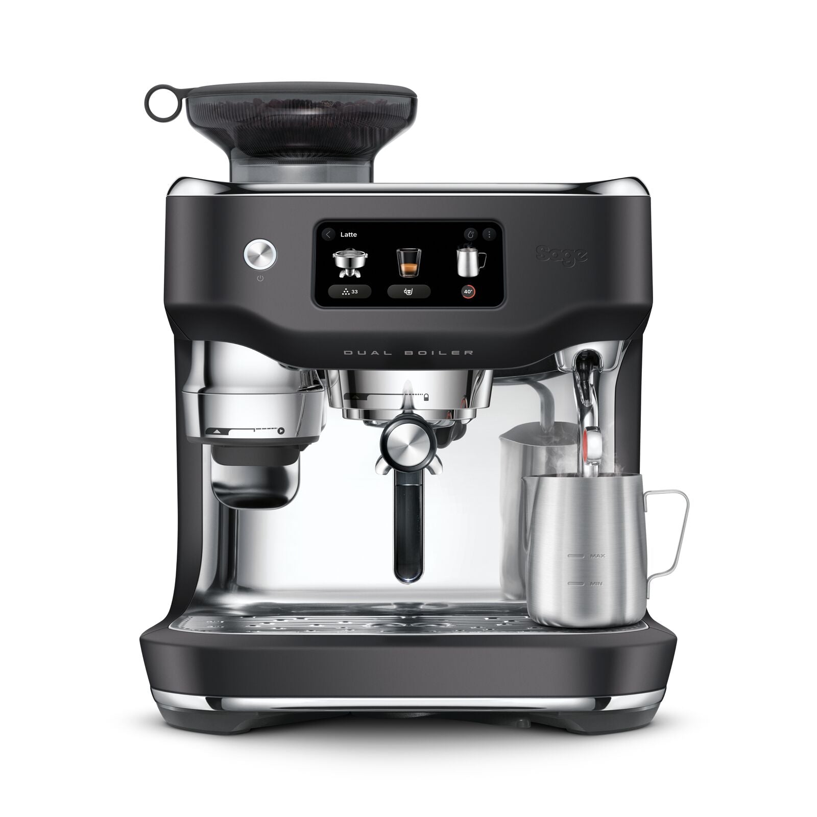 Sage SES 995 BTR Oracle Dual Boiler Espresso machine Black Truffle