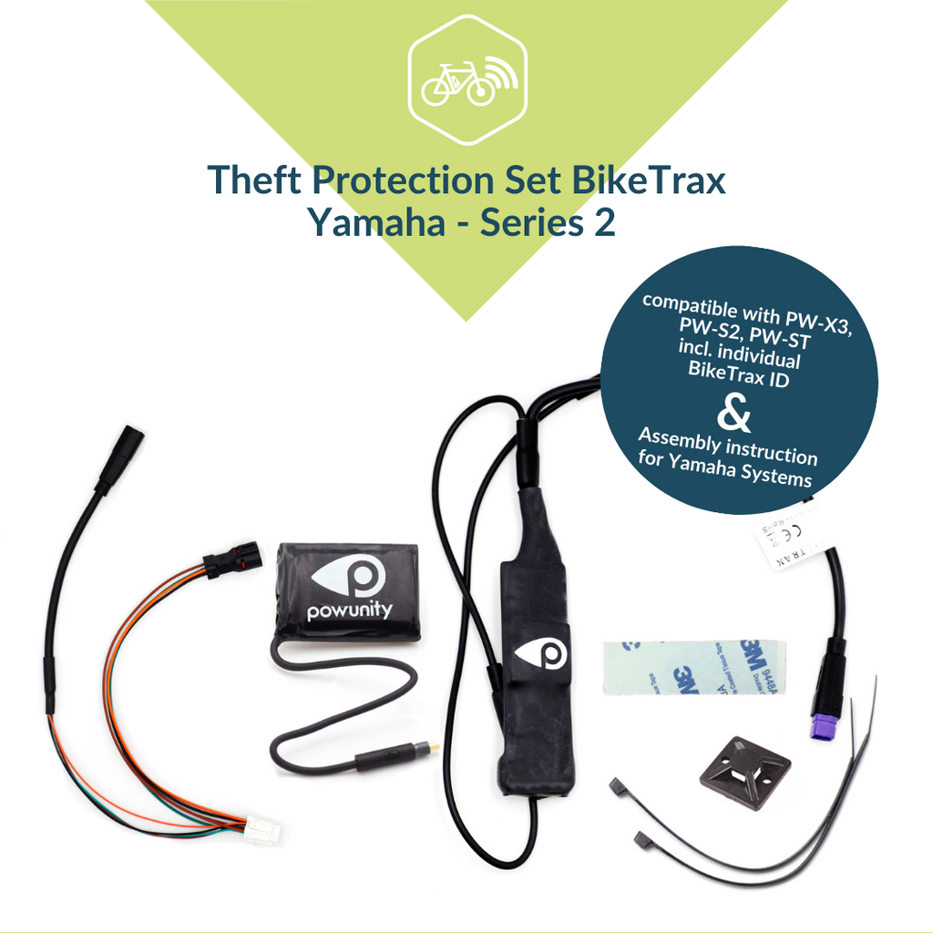 Powunity BikeTrax 4G Yamaha serie 2 Sort