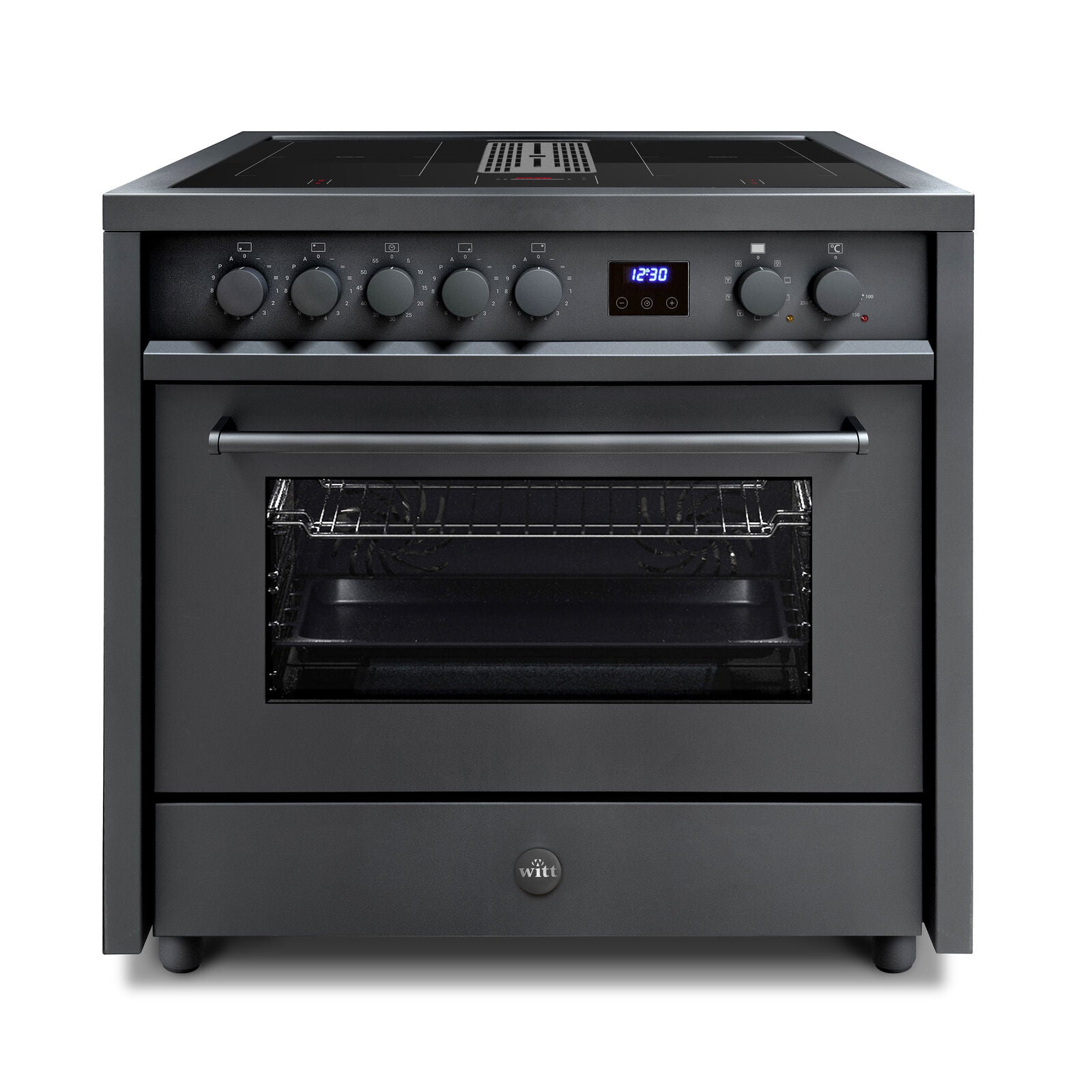 Witt Embrace 90 Hood MB Induction cooker Black