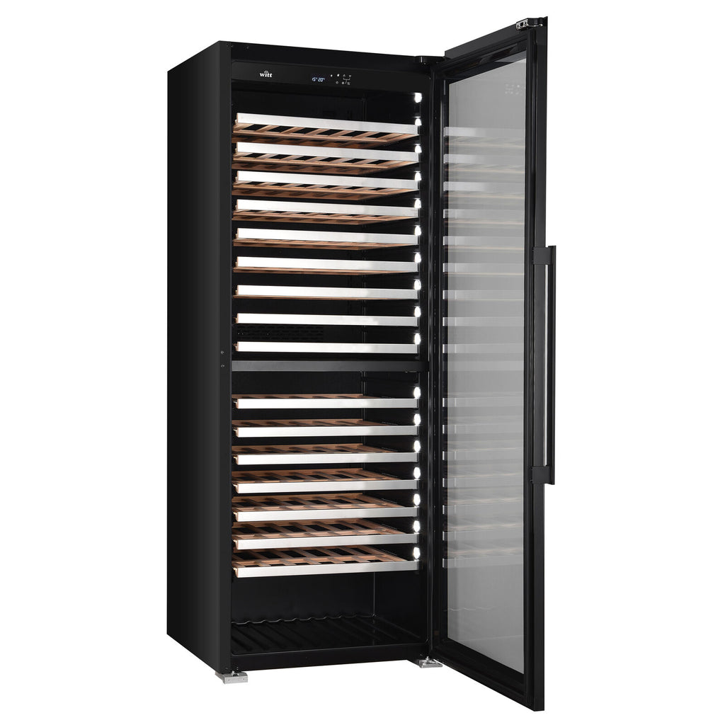 Witt WF75201H-2B240 Fritstående vinskab Sort