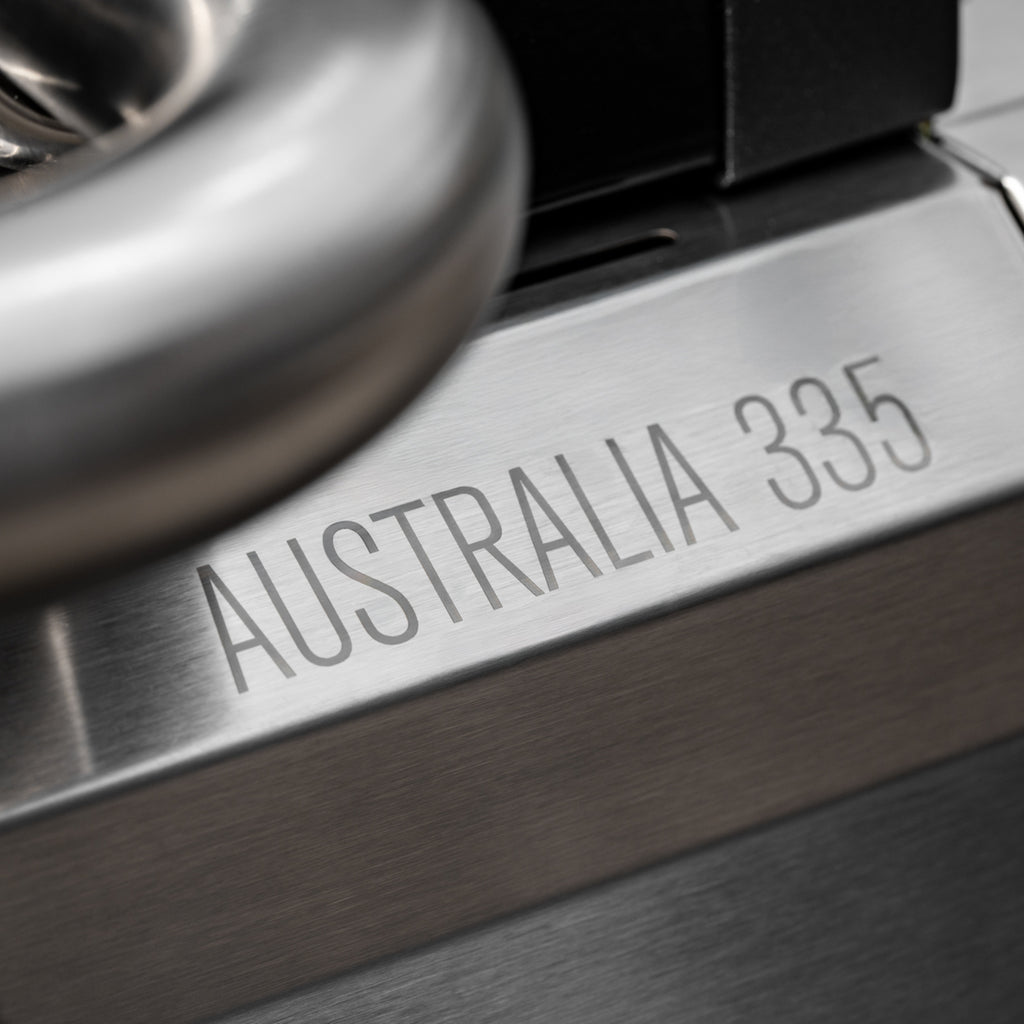 Outdoorchef AUSTRALIA EVO 335 30MBAR Gas BBQ Black Stainless Steel