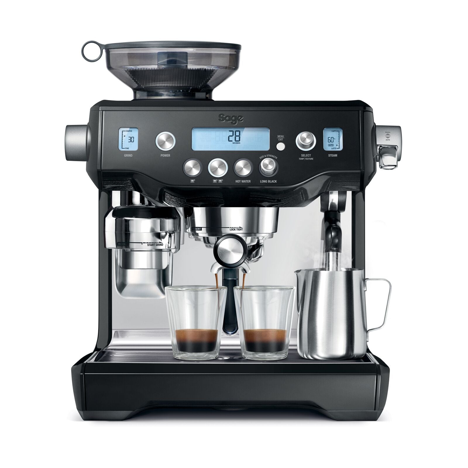 Sage SES 980 BTR Espressomaskine Sort Trøffel