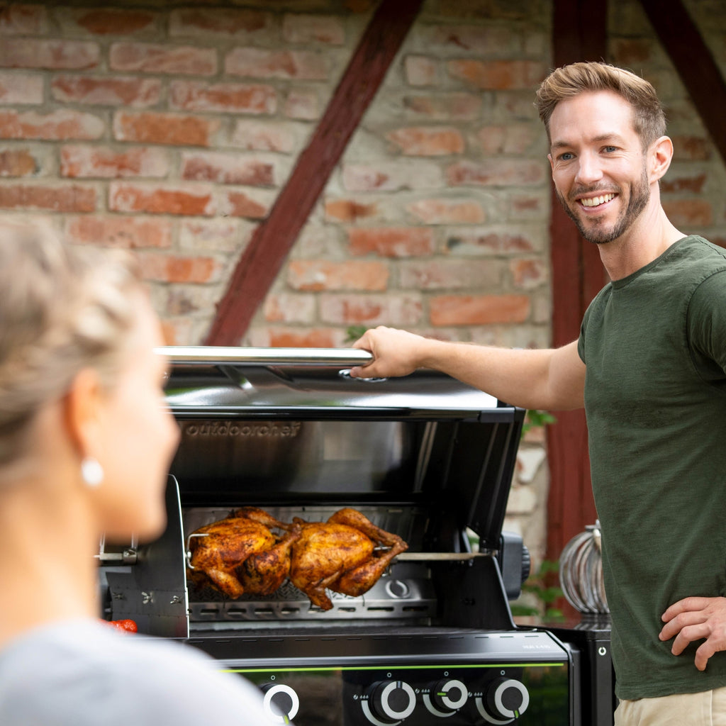 Outdoorchef KITCHEN HEAT X-415/245 30MB EDELST Gas BBQ Black