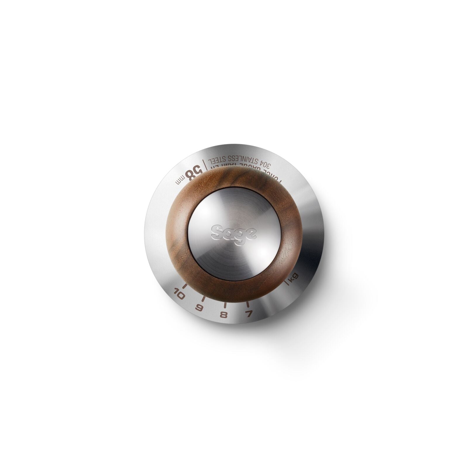 Sage SEA302WLW Force Gauge Tamper 58mm Walnut