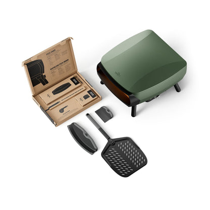 Witt Piccolo Rotante 16" EU Toolbox 4 Pizza oven Green