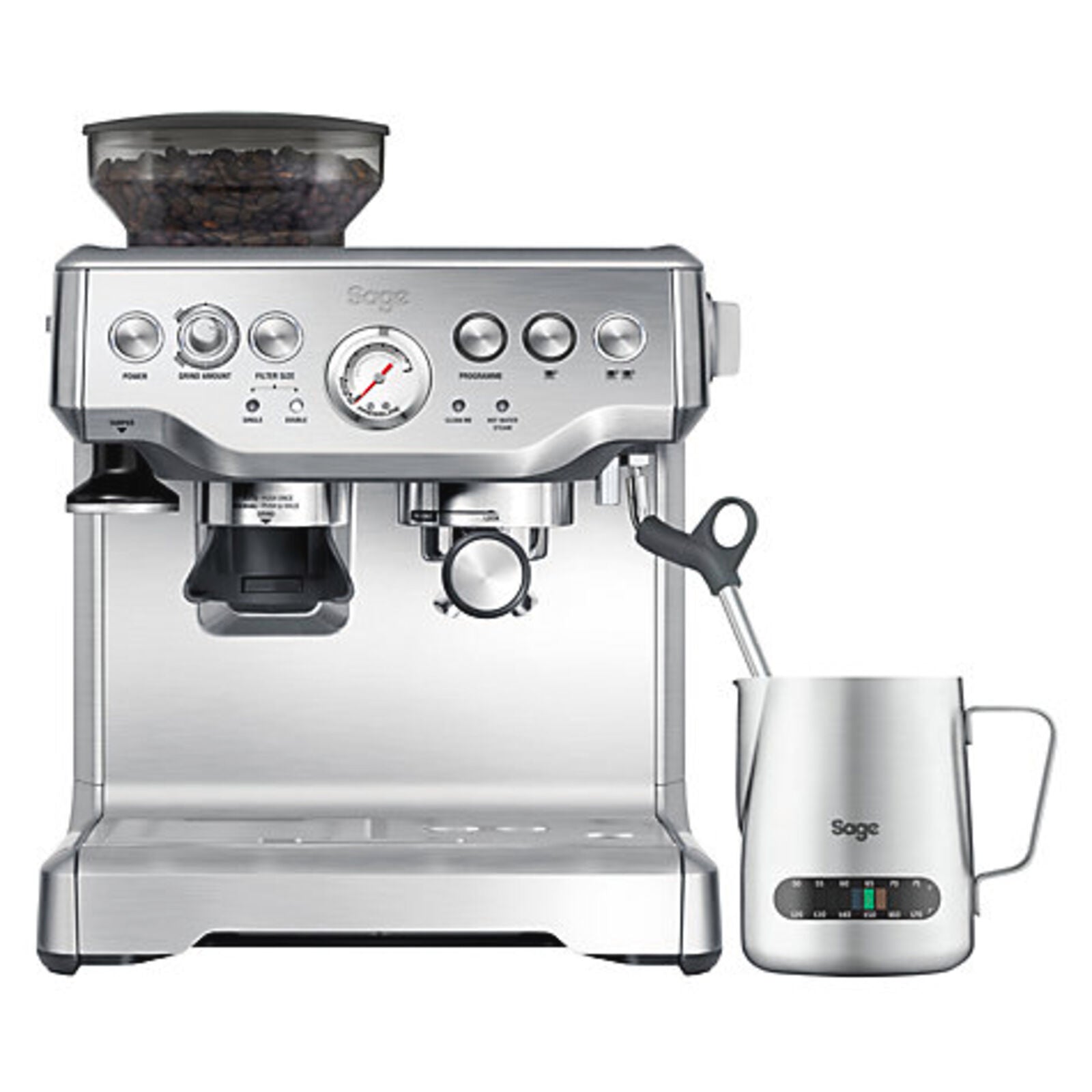 Sage SES 875 BSS Espressomaskine Børstet Rustfrit Stål