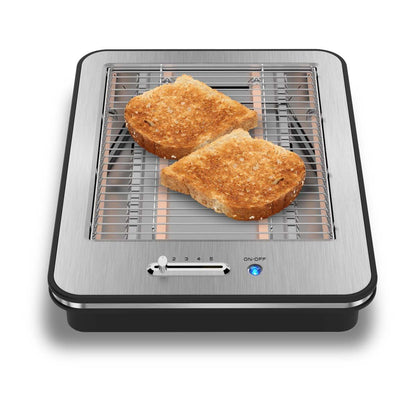 Witt Classic Flat toaster Toaster Brushed Steel