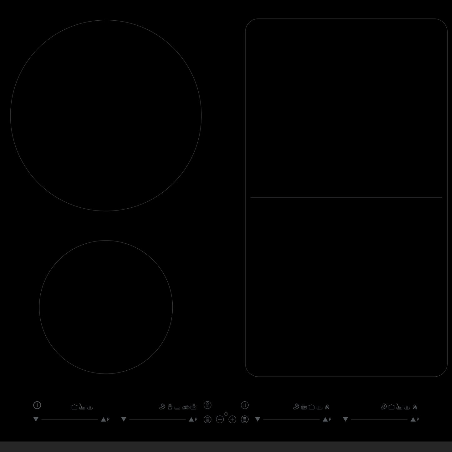 Witt WIF 604 FSR  Induction hob Black