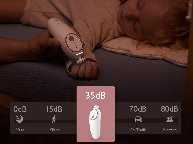 Momcozy Electric Baby Nail File - Low Noise Grooming