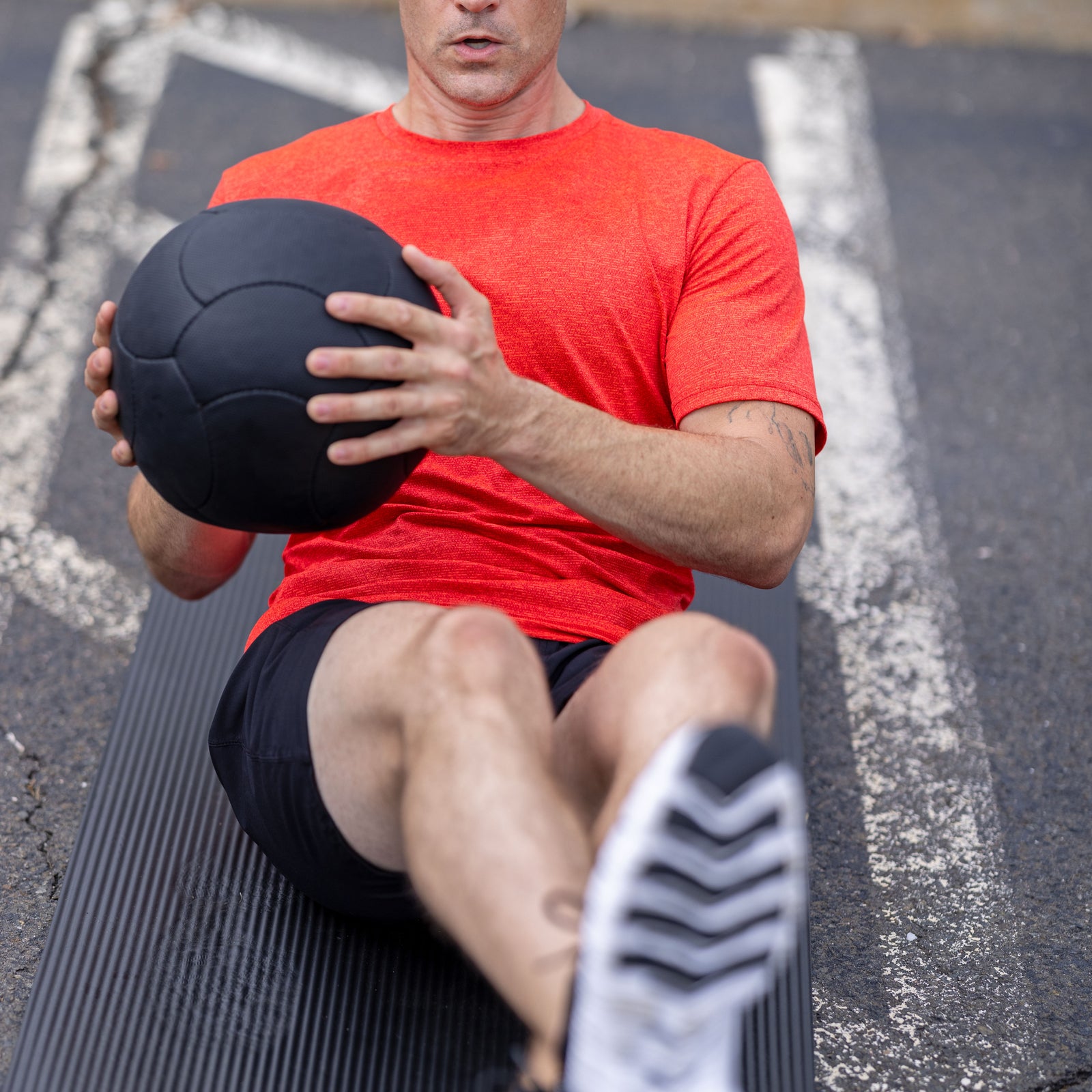 TRX HexGrip, 25 cm, 6 kg Medicine ball Black
