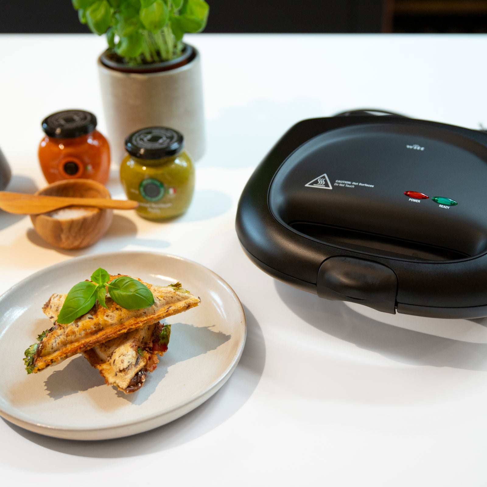 Witt Premium Sandwich Maker Grill og sandwichmaskine Sort