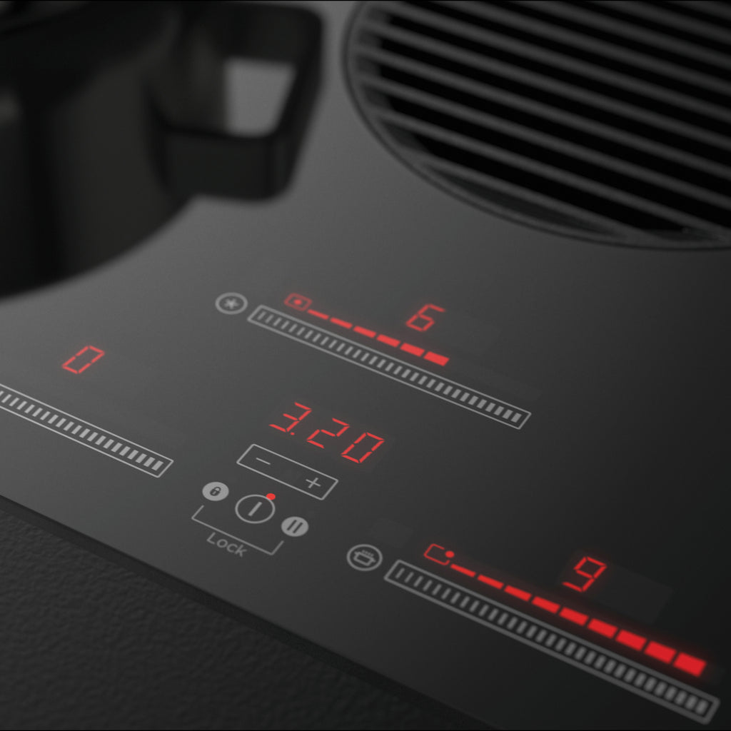 Fisher & Paykel CID834DTB4 Hood in hob Black