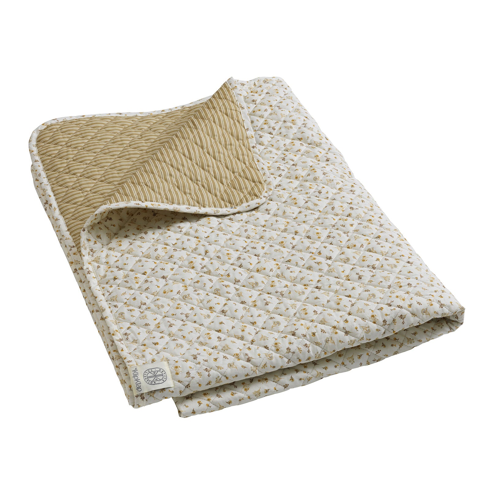 By KlipKlap Bed Blanket Poetic Garden Honey