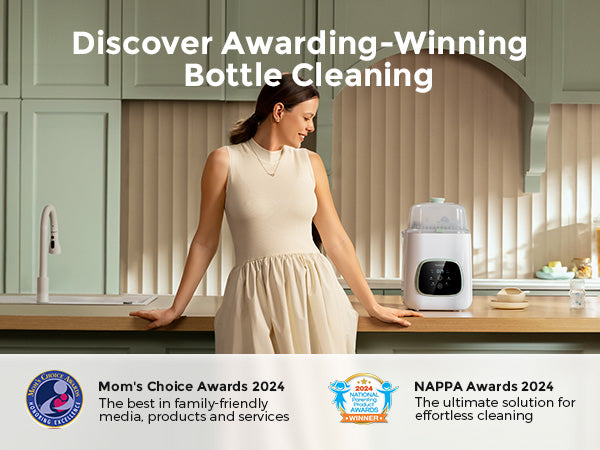 Momcozy KleanPal Pro Flaskdiskmaskin för barnflaskor