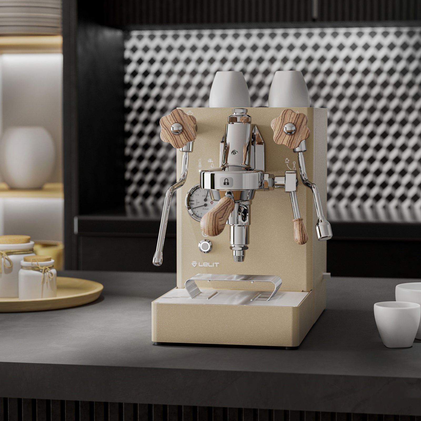 Lelit Marax Espressomaskine Guld