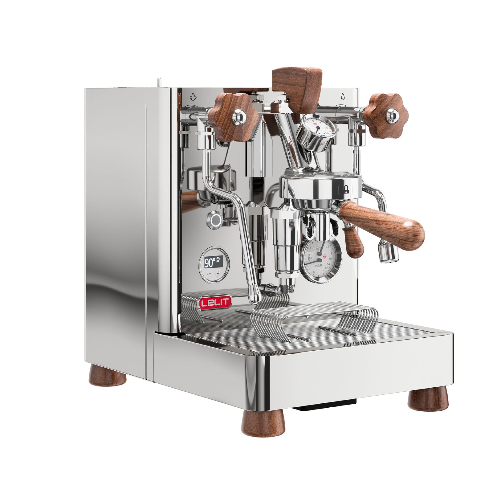 Lelit Bianca - PL162T-EU Espressomaskine Børstet Rustfrit Stål