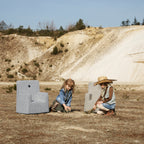 By KlipKlap KK Kids Chair XL Multi Grey w. Grey