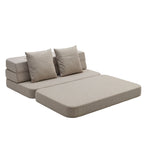 By KlipKlap KK 3 Fold Sofa 120 cm Beige m. Sand