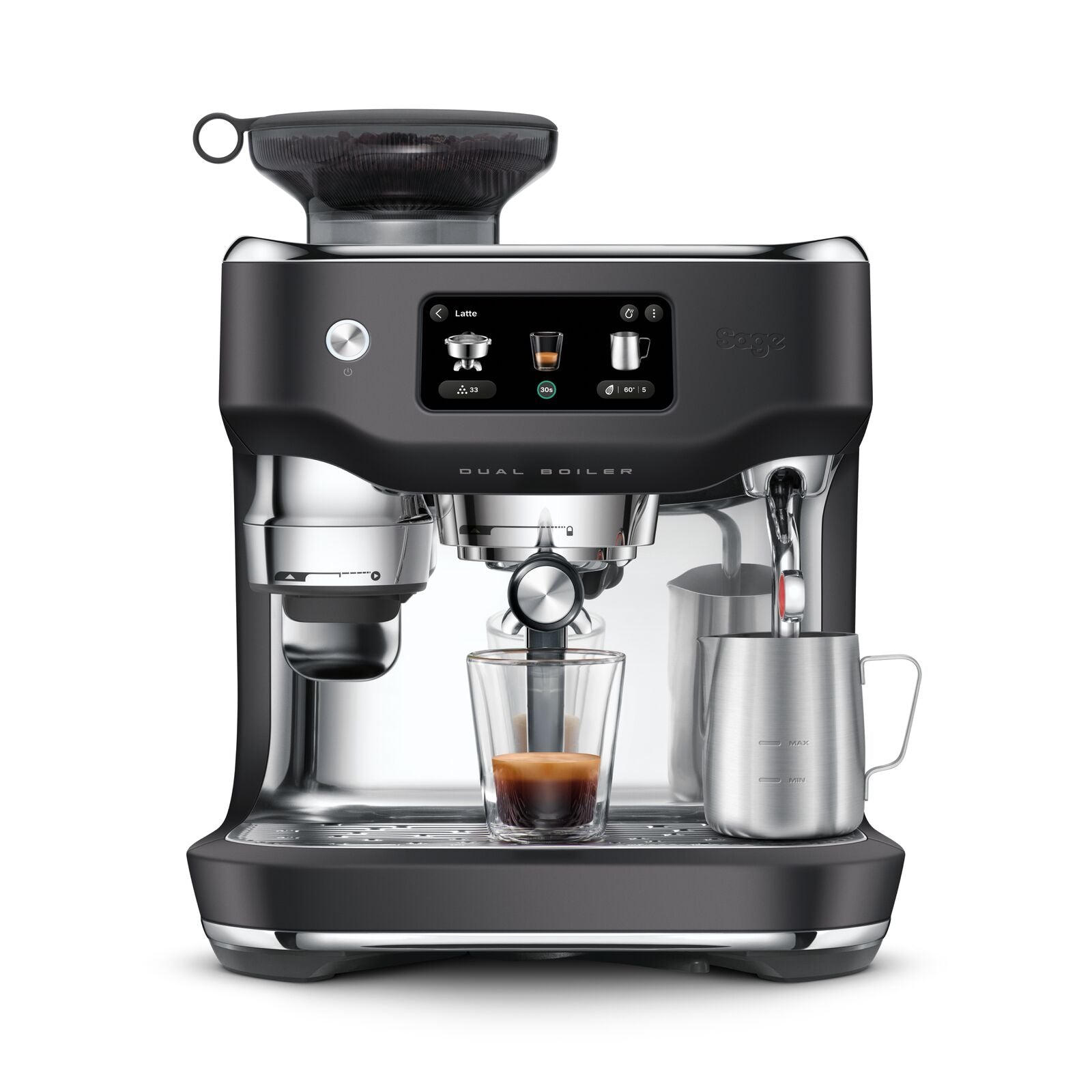 Sage SES 995 BTR Oracle Dual Boiler Espresso machine Black Truffle