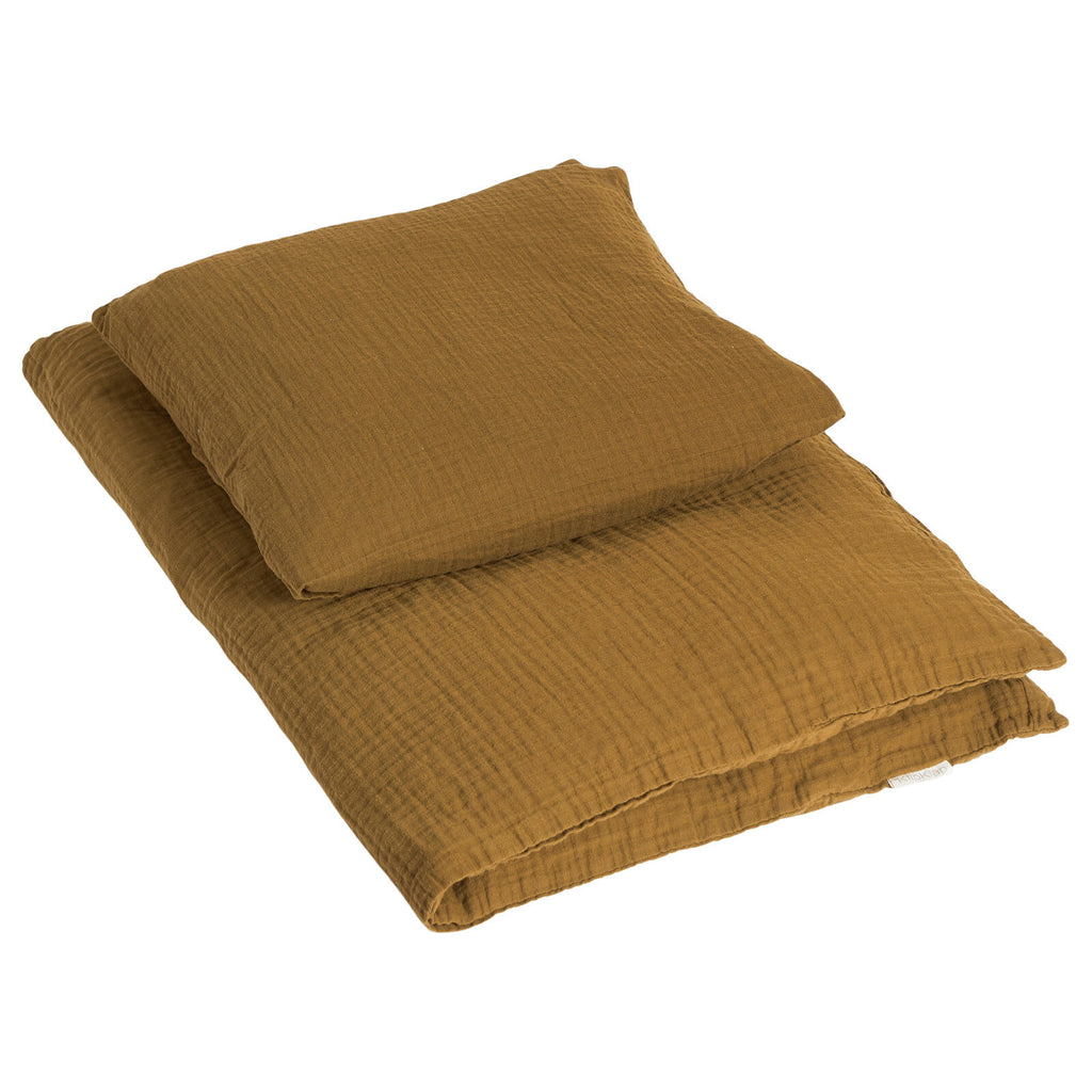 By KlipKlap Bed Linen Baby Golden Brown