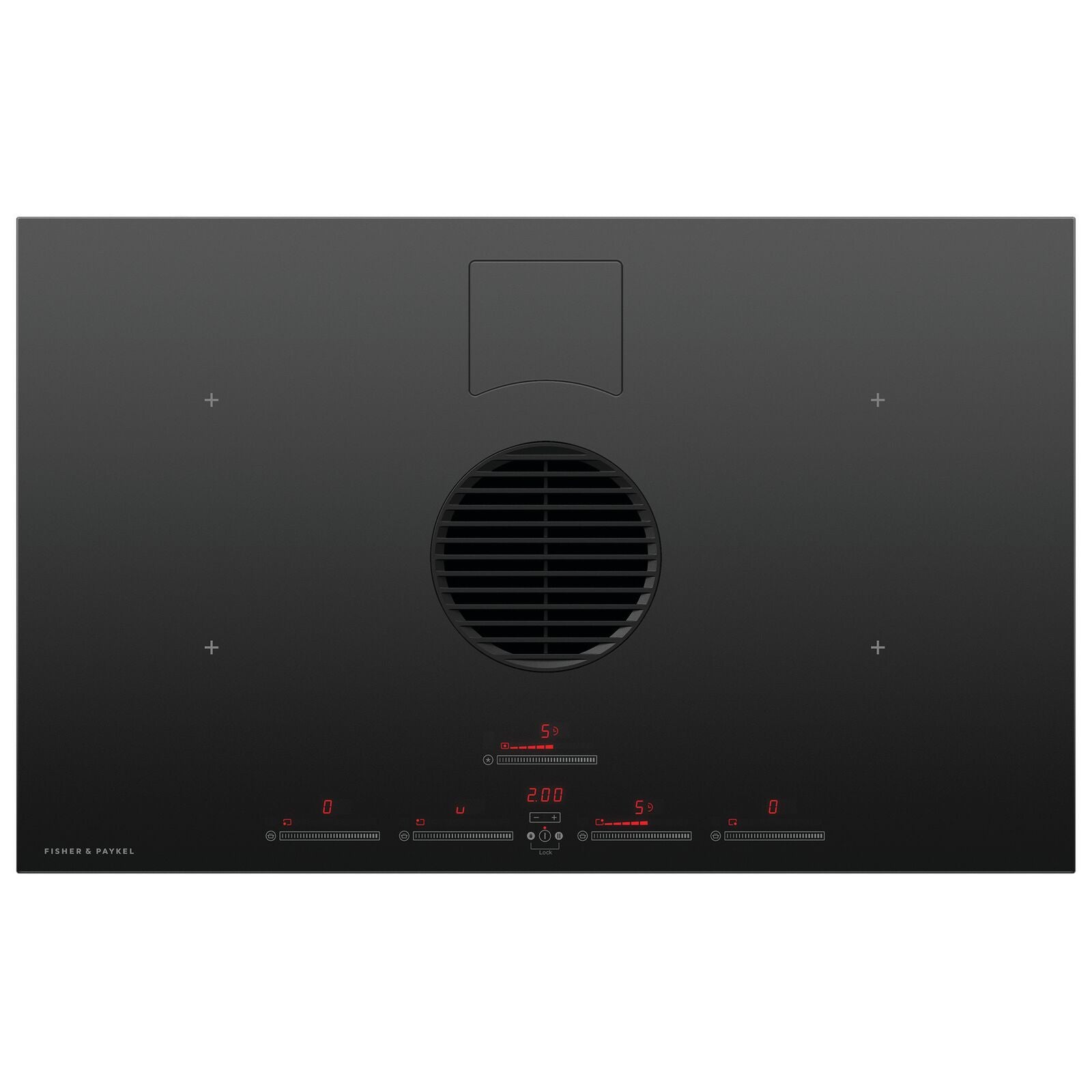 Fisher & Paykel CID834RDTB4 Hood in hob Black